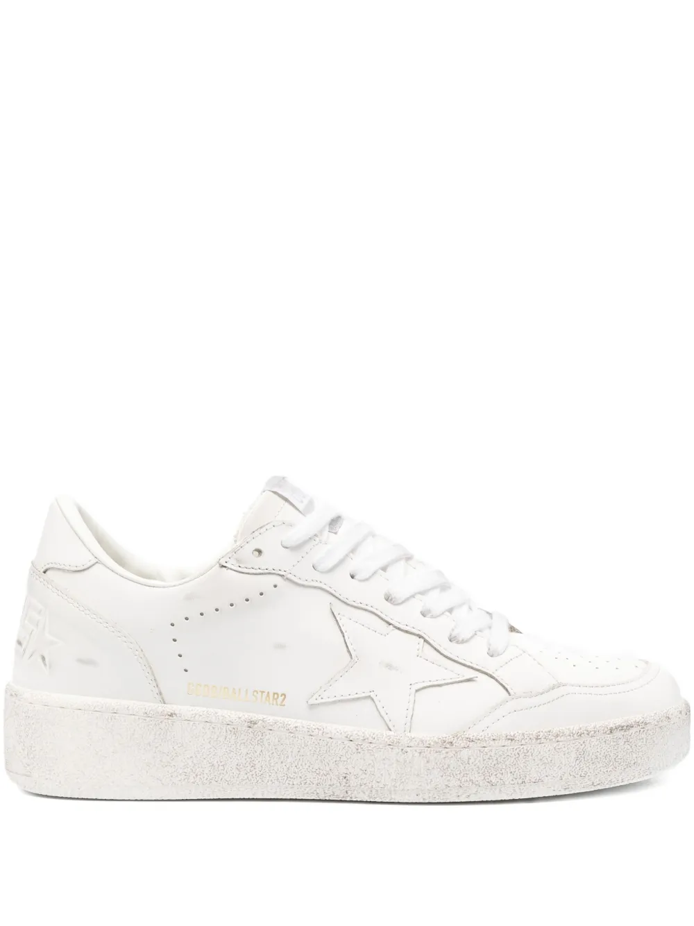 Golden Goose Ball Star leather trainers White