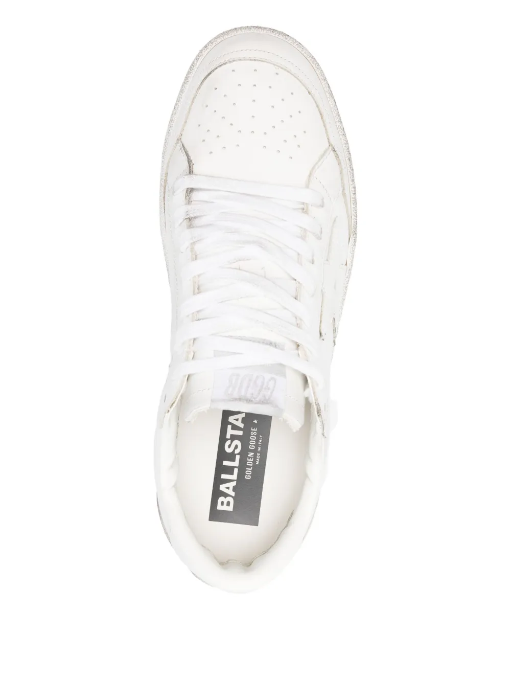 Golden Goose Ball Star leather trainers White