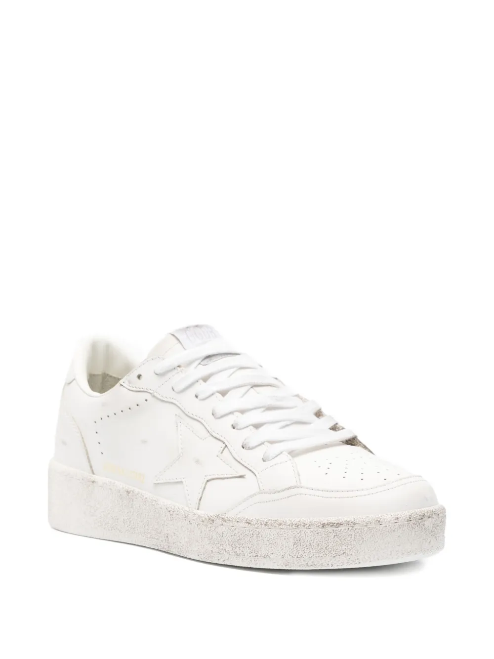 Golden Goose Ball Star leather trainers White