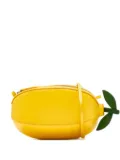 STAUD Limona lemon-shaped leather crossbody bag - Yellow