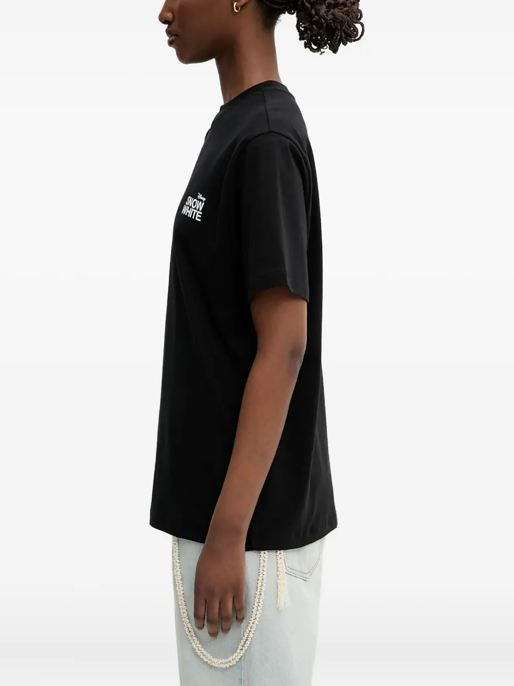Coperni X Disney Snow White Graphic T-shirt In Black