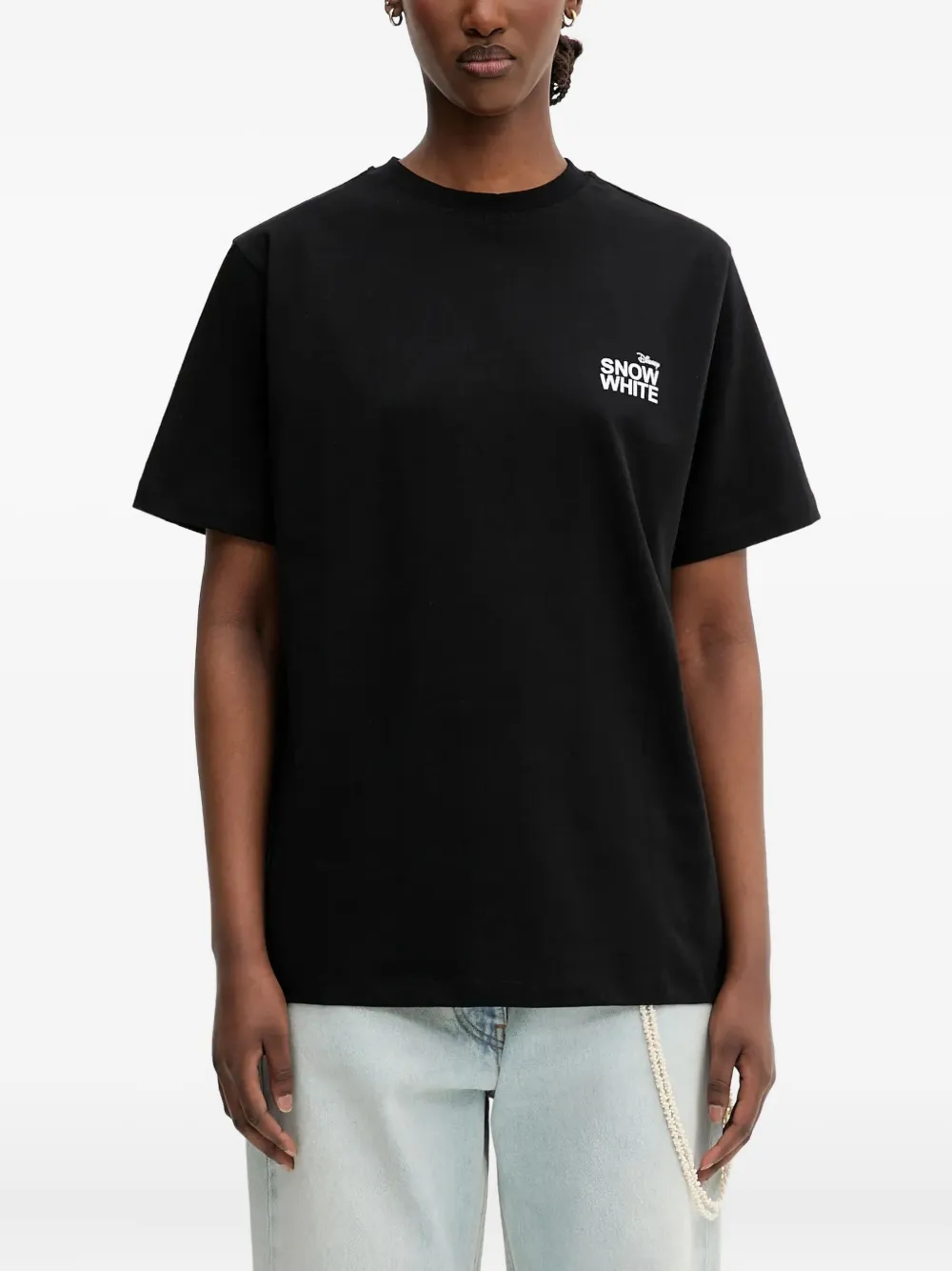 Coperni X Disney Snow White Graphic T-shirt In Black