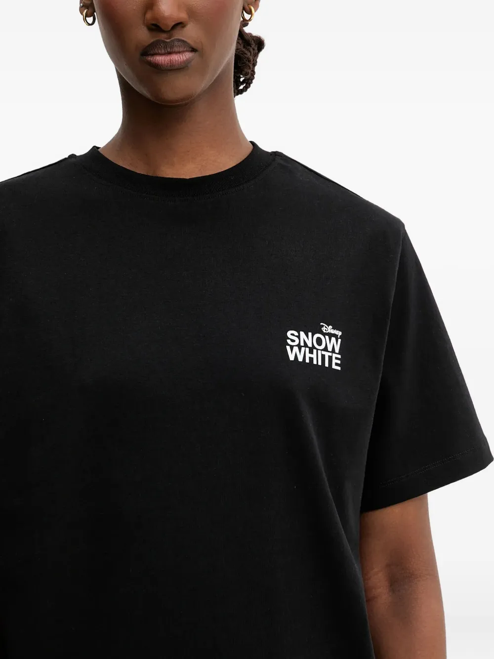 Coperni X Disney Snow White Graphic T-shirt In Black