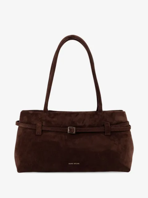 Manu Atelier Le Cambon East West suede bag