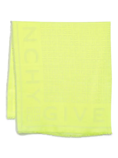 Givenchy logo motif-jacquard scarf