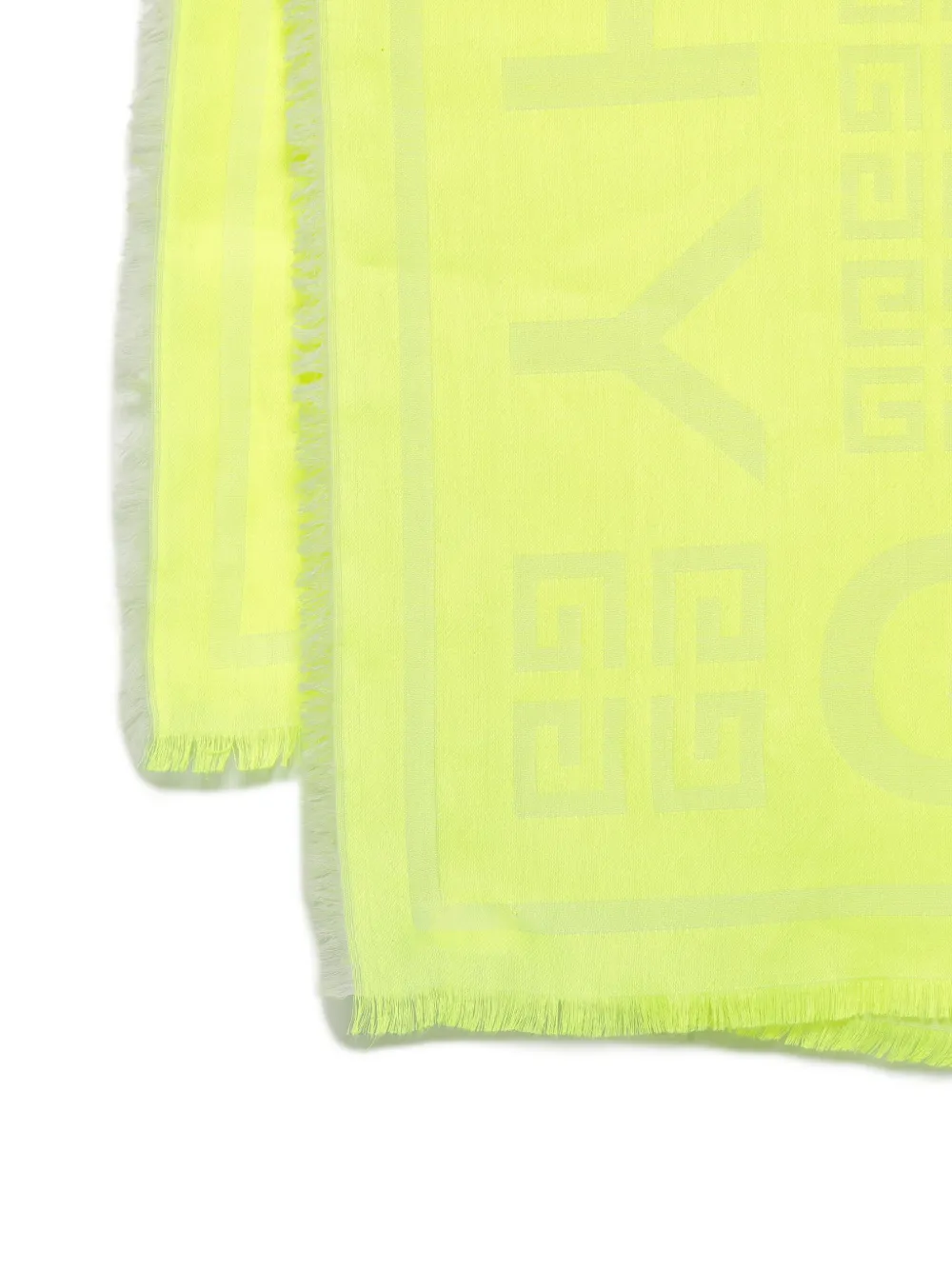 Givenchy Sjaal met logo-jacquard - Geel