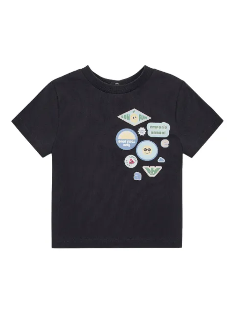 Emporio Armani Kids patch-detail T-shirt