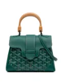Goyard Pre-Owned 2010 Mini Goyardine Saigon Souple satchel - Green