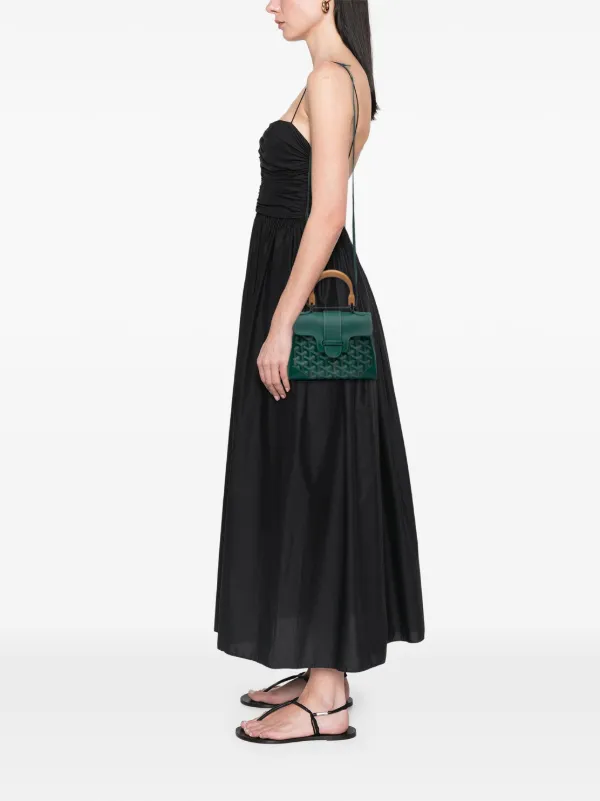 Goyard Pre-Owned 2010 Mini Goyardine Saigon Souple Satchel Green