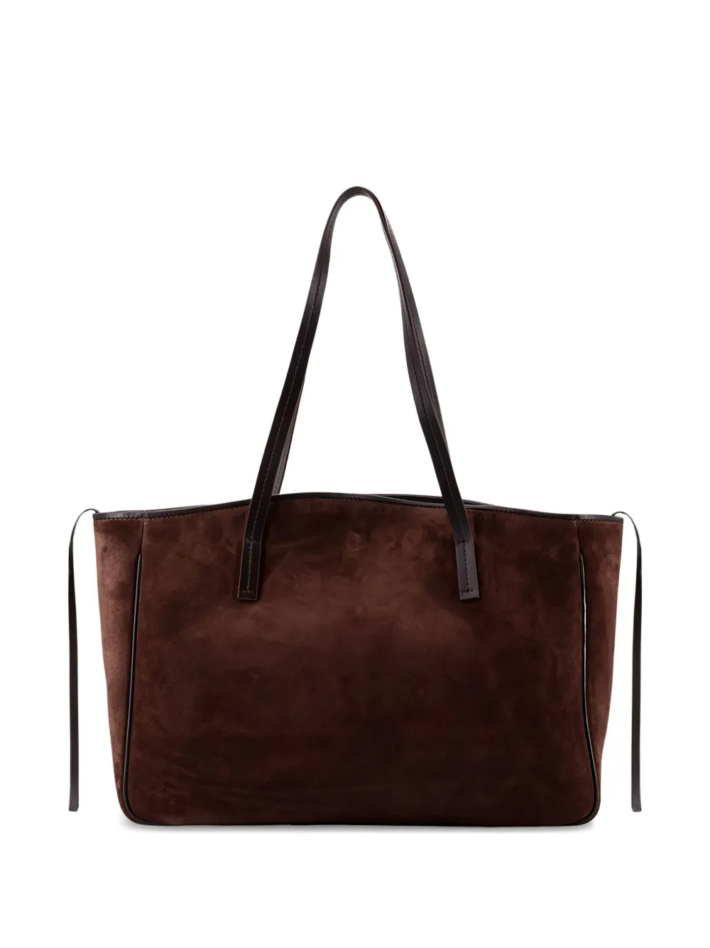 Manu Atelier Du Jour grote suède shopper - Bruin