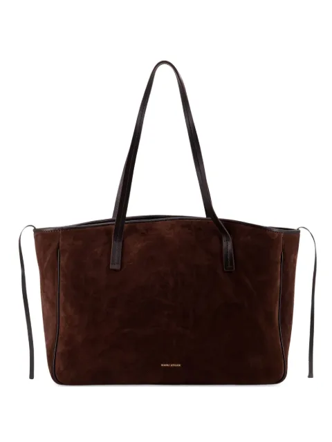 Manu Atelier large Du Jour suede tote bag