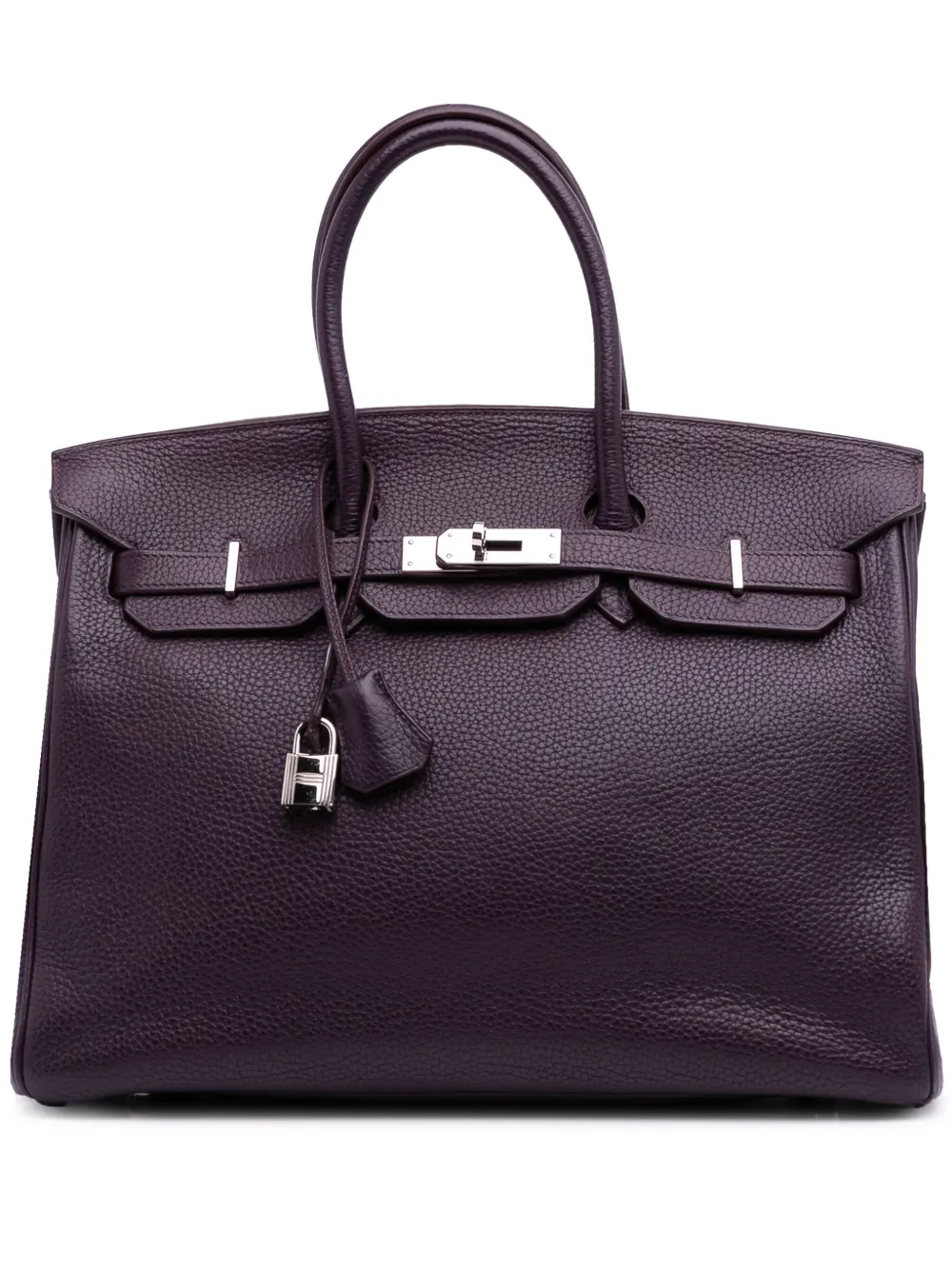 Hermès Pre-Owned 2005 トゴ バーキン ルトゥルネ 35 ハンドバッグ - パープル Hermès Pre-Owned 2005 トゴ バーキン ルトゥルネ 35 ハンドバッグ - パープル