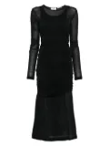 BITE Studios Rigel layered gathered dress - Black