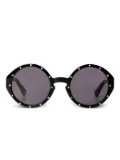 Temperley London Florence stud-embellished sunglasses - Black