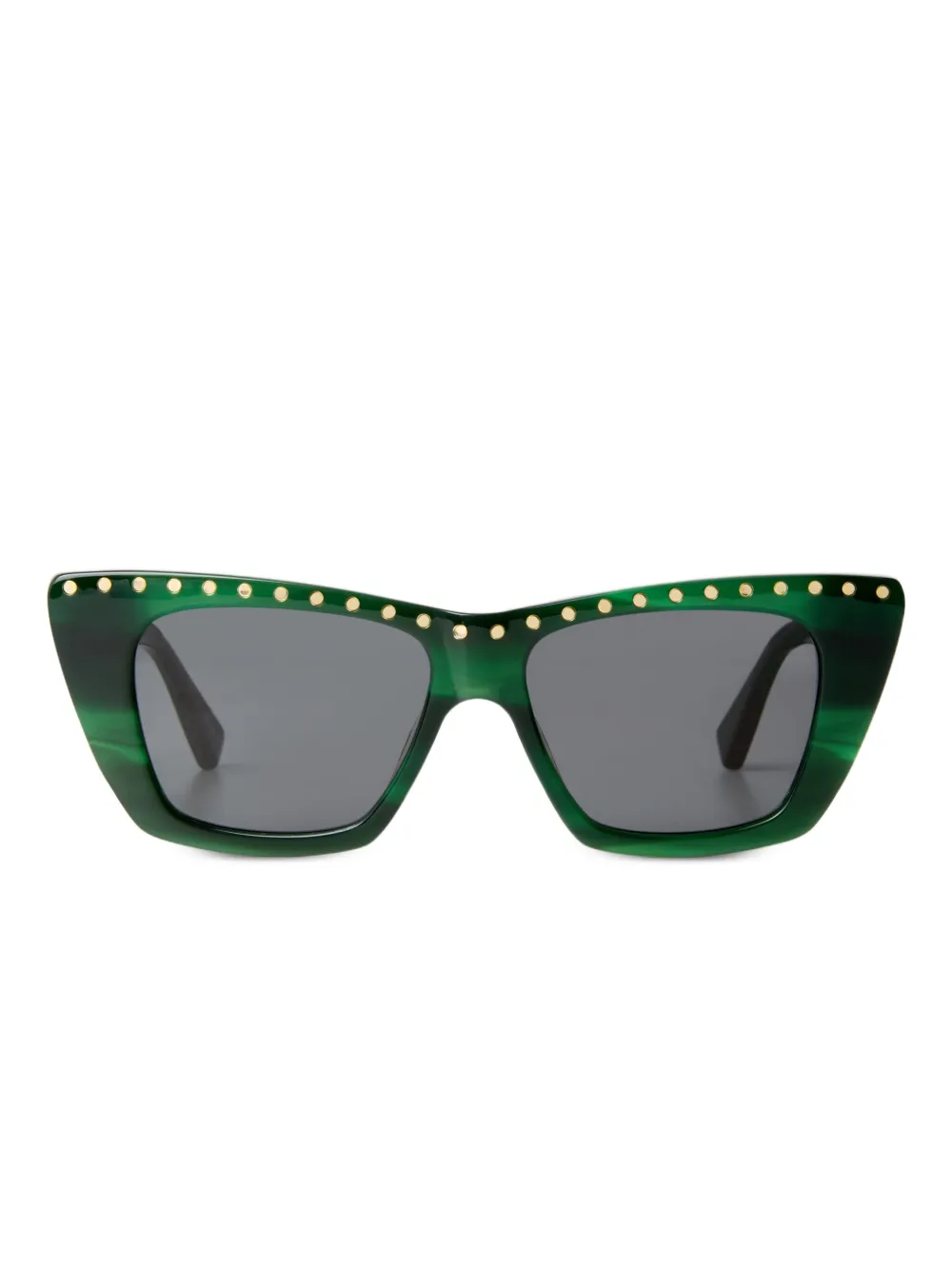 Temperley London The Dolly cat-eye sunglasses Groen