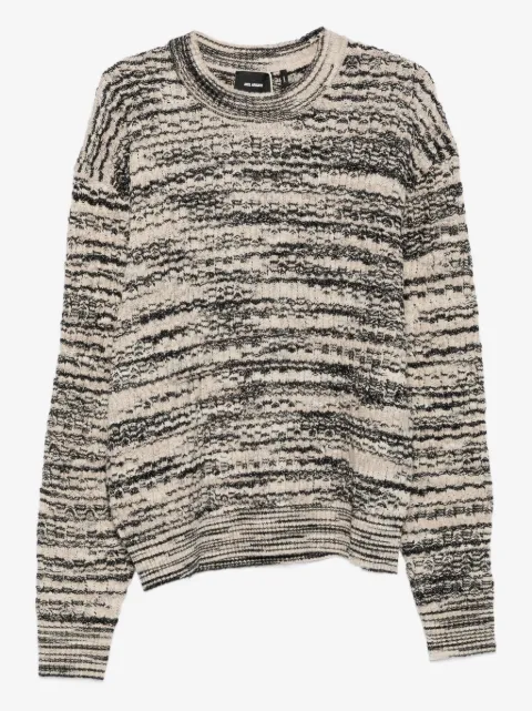 Axel Arigato marl-knit crew-neck sweater