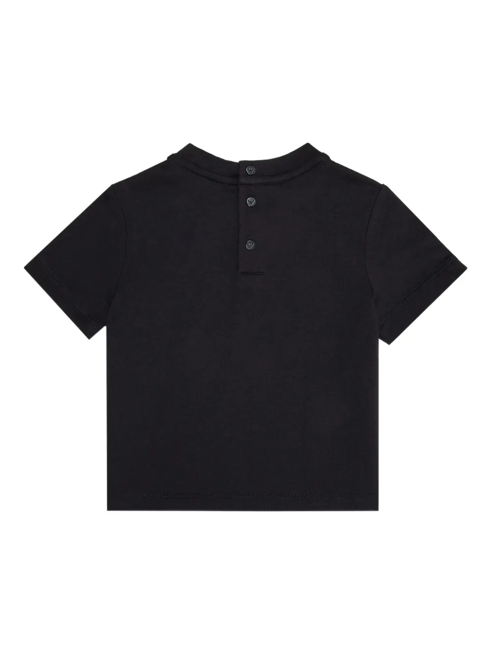 Emporio Armani Kids eagle-logo T-shirt Blauw