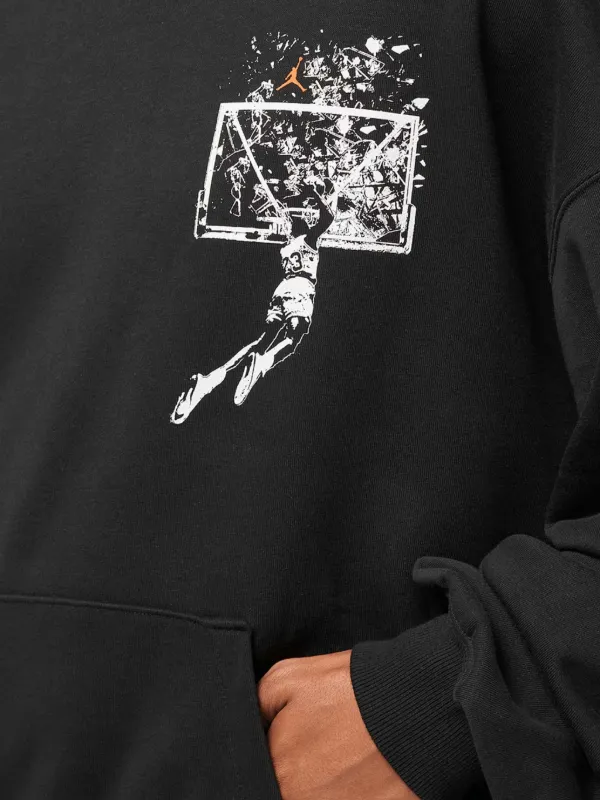 Nike Sudadera Con Capucha y Estampado Basketball Negro FARFETCH ES