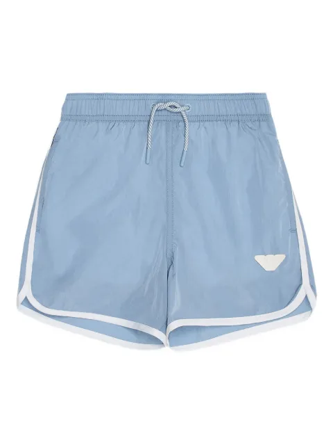 Emporio Armani Kids side-stripe swim shorts