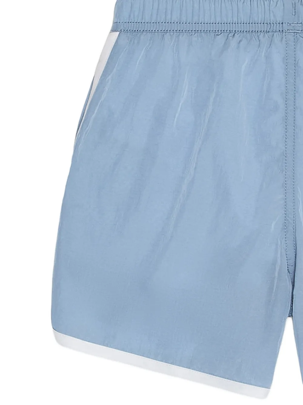 Emporio Armani Kids Zwembroek met zijstreep Blauw