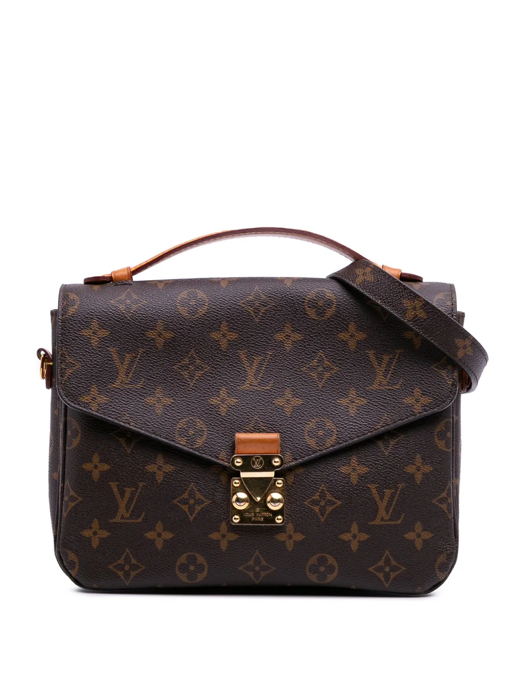 Louis Vuitton Pre-Owned 2016 モノグラム ポシェット メティス サッチェルバッグ - ブラウン Louis Vuitton Pre-Owned 2016 モノグラム ポシェット メティス サッチェルバッグ - ブラウン