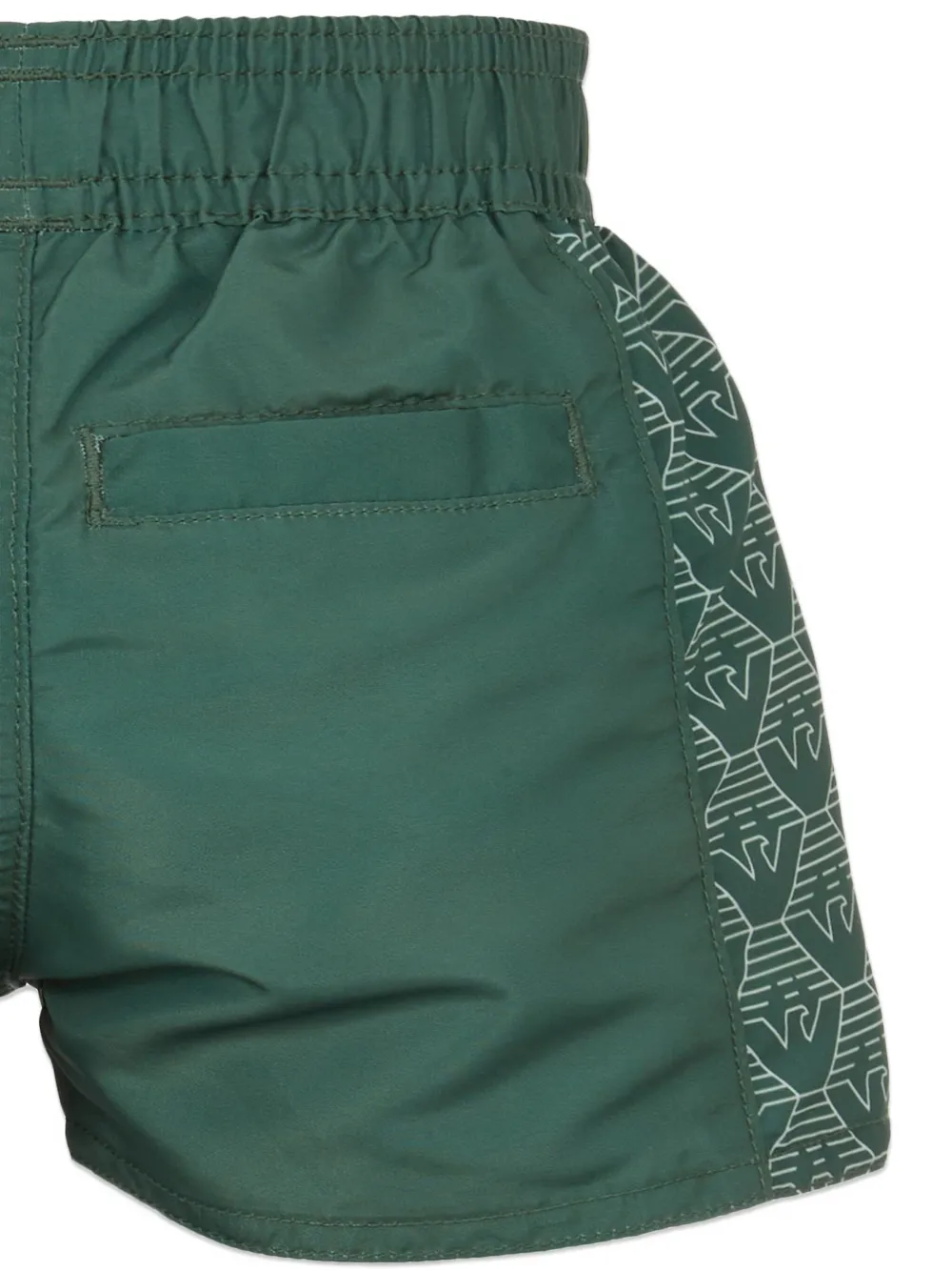 Emporio Armani Kids Zwembroek met adelaarpatroon Groen