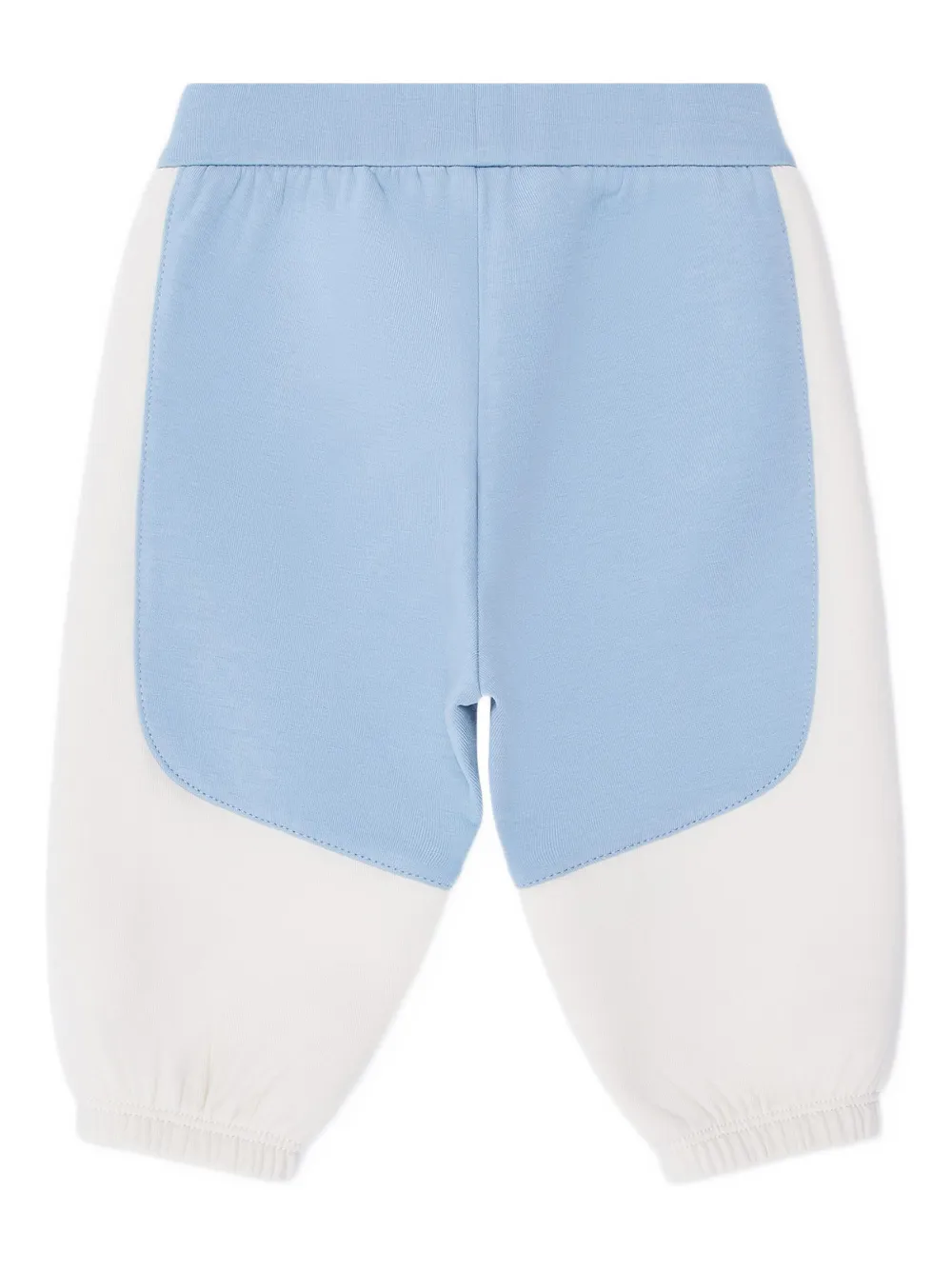 Emporio Armani Kids Broek met logo-reliëf Blauw