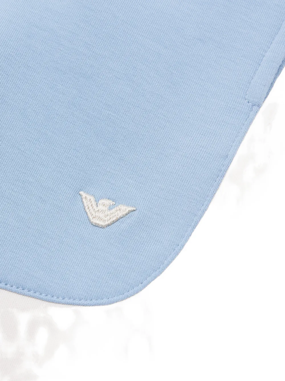 Emporio Armani Kids Broek met logo-reliëf Blauw