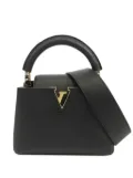 Louis Vuitton Pre-Owned 2021-2025 Taurillon Mini Capucines satchel - Black