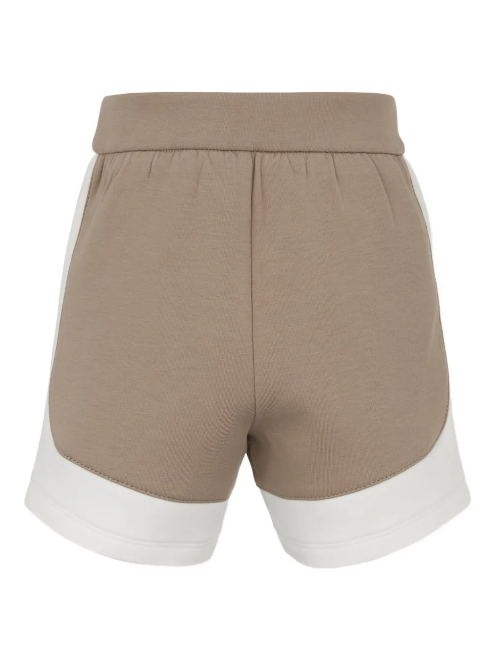 Emporio Armani Kids Shorts met elastische taille Bruin