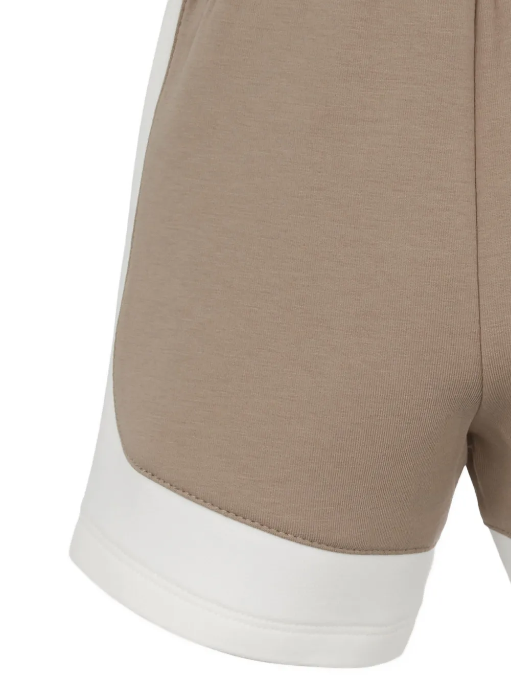 Emporio Armani Kids Shorts met elastische taille Bruin