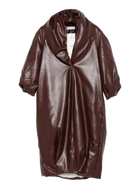 Rowen Rose short-sleeve long coat