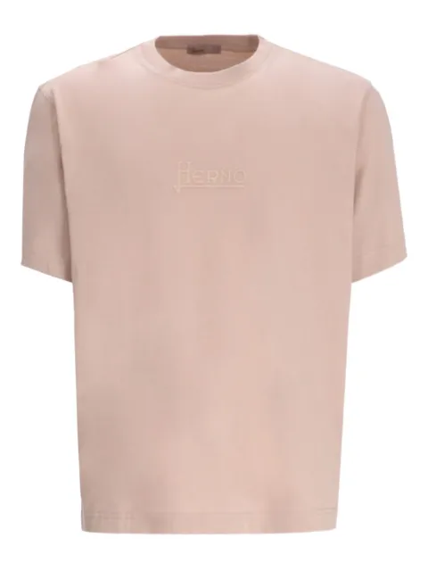Herno embroidered cotton T-shirt