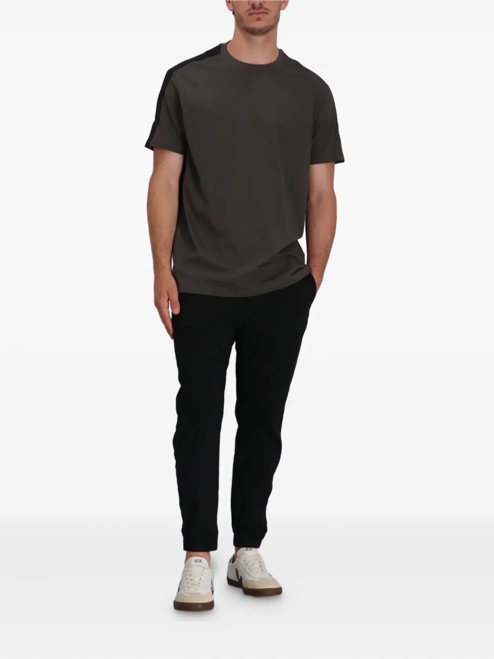 Armani Exchange Katoenen T-shirt Bruin