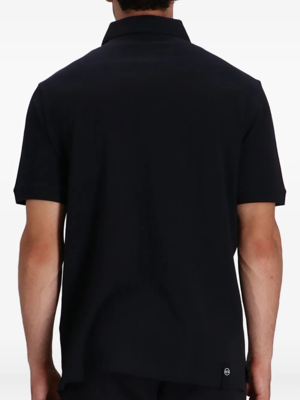 Armani Exchange Poloshirt met zakdetail Zwart