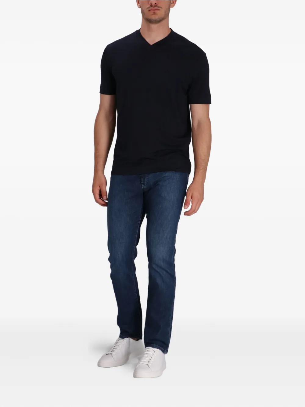 Emporio Armani V-neck T-shirt - Blauw