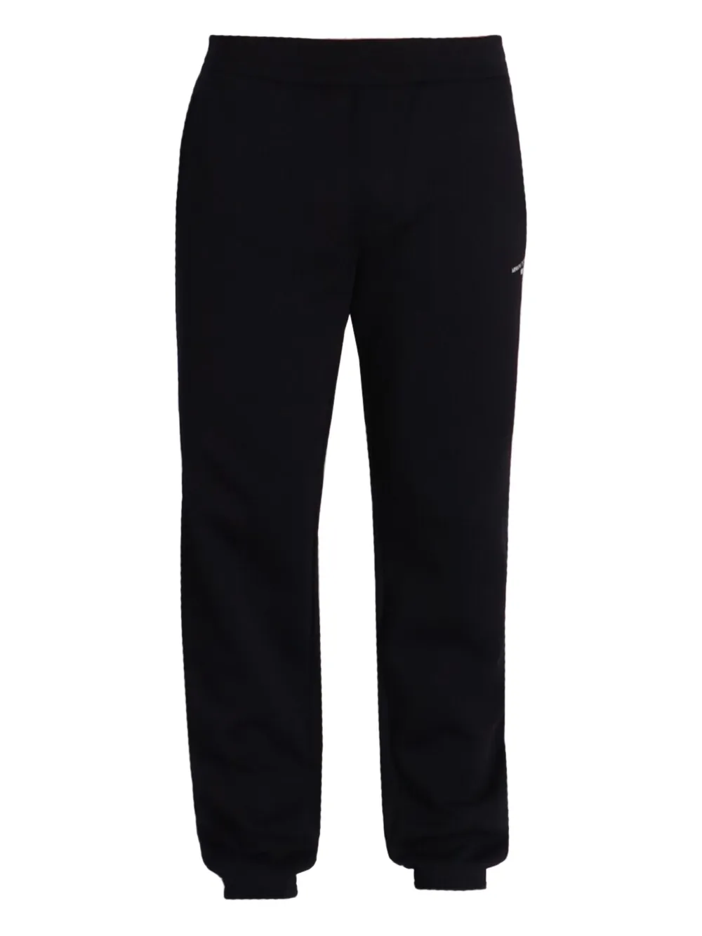 Armani Exchange Broek met toelopende pijpen Zwart