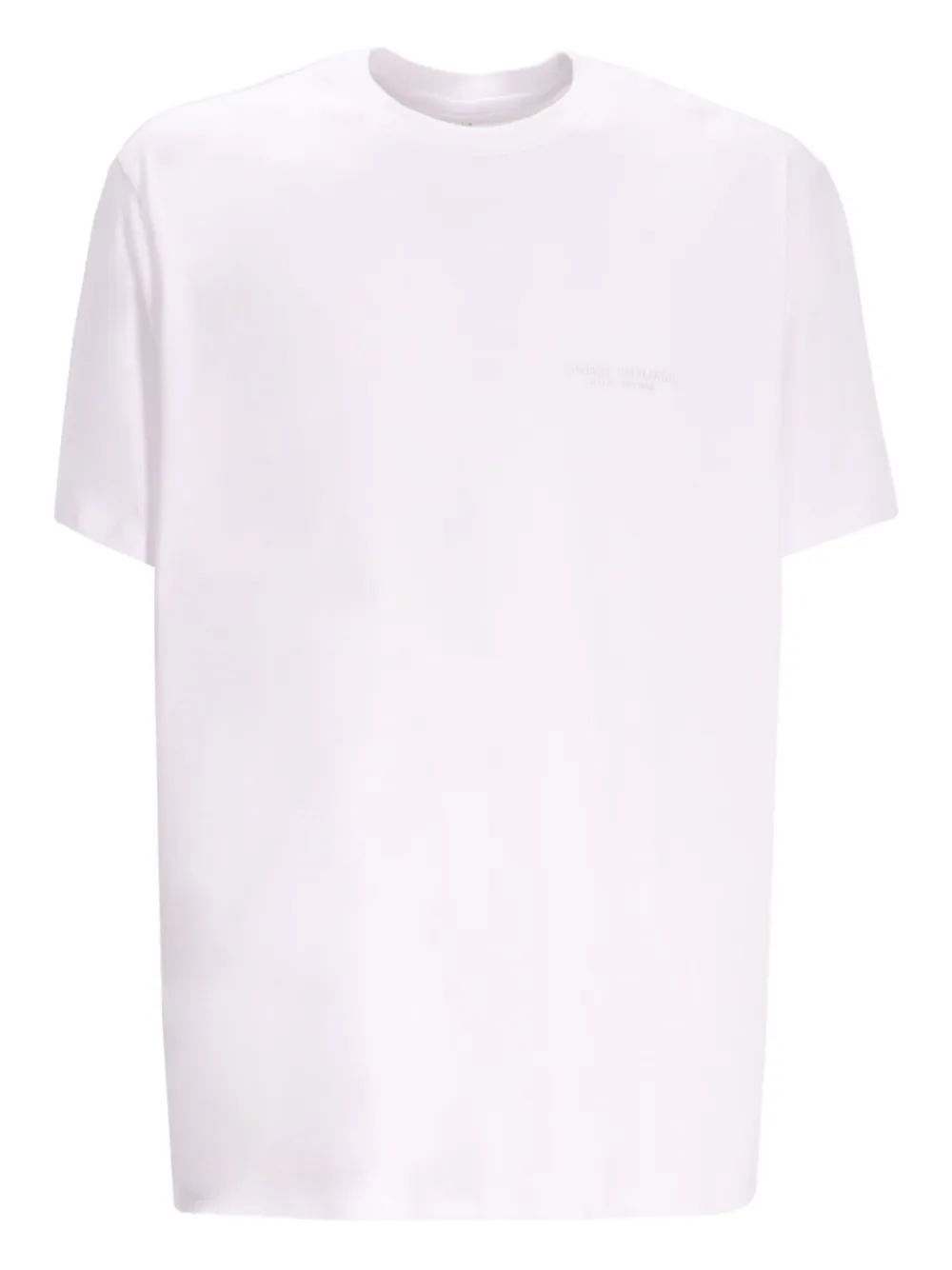 logo-embroidered cotton T-shirt