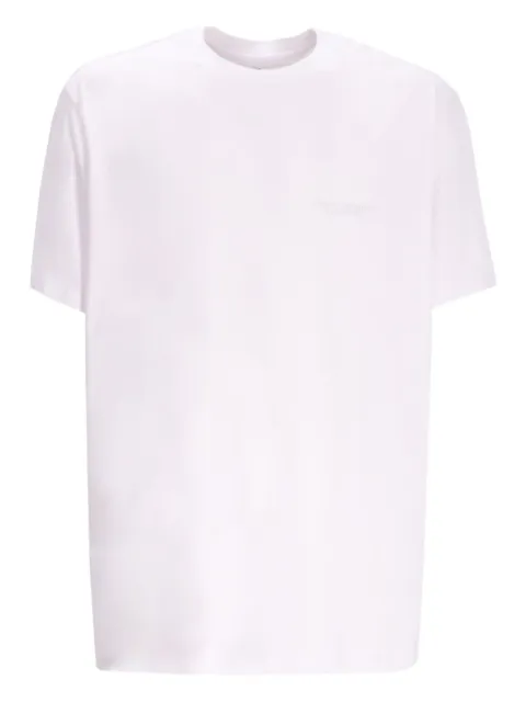 Armani Exchange playera de algodón con logo bordado