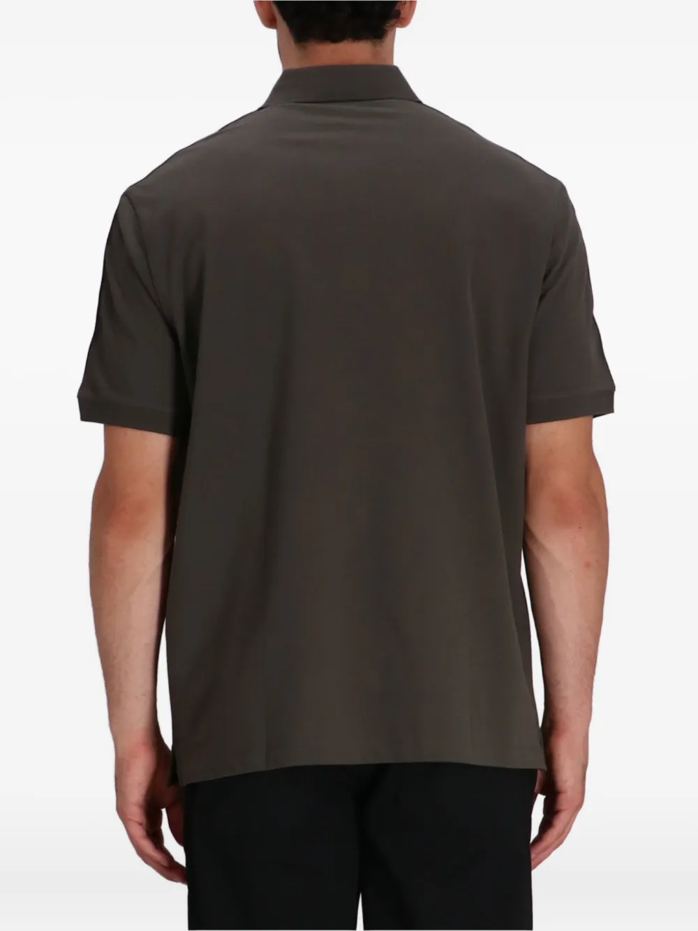 Armani Exchange Poloshirt met vlakken Bruin