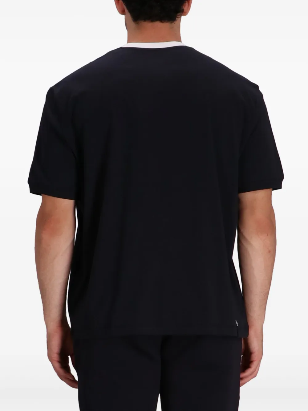 Armani Exchange Katoenen T-shirt met print Zwart