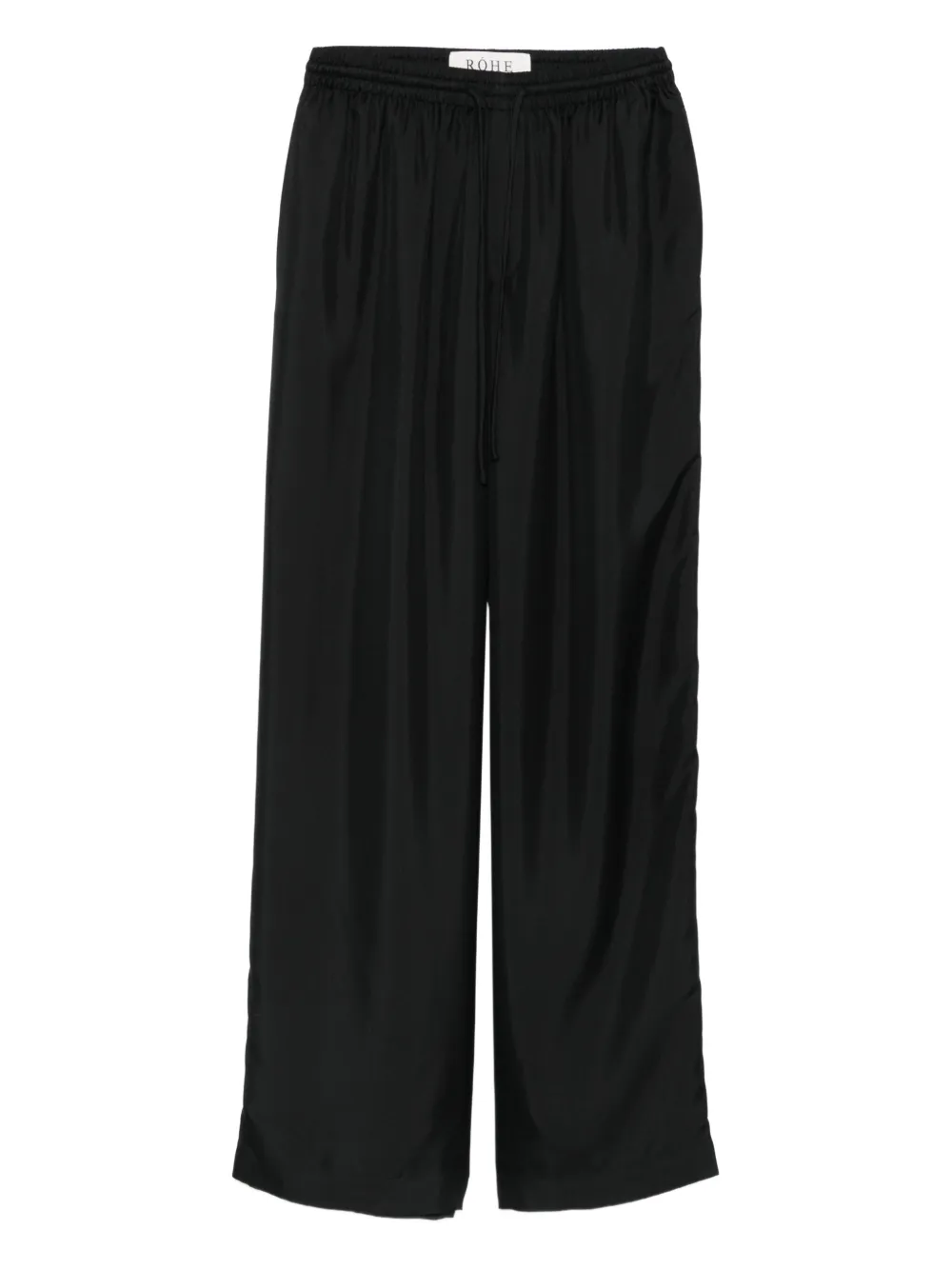 Róhe drawstring-waist silk trousers