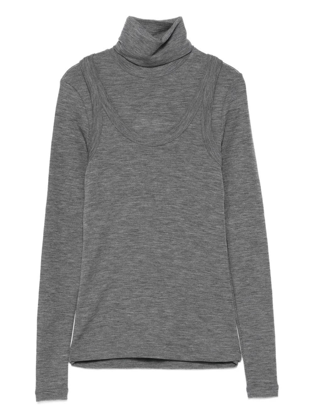 Róhe turtleneck merino-wool top