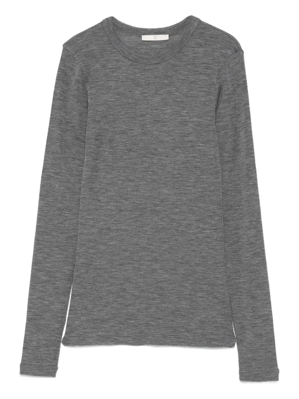Róhe long-sleeved wool T-shirt