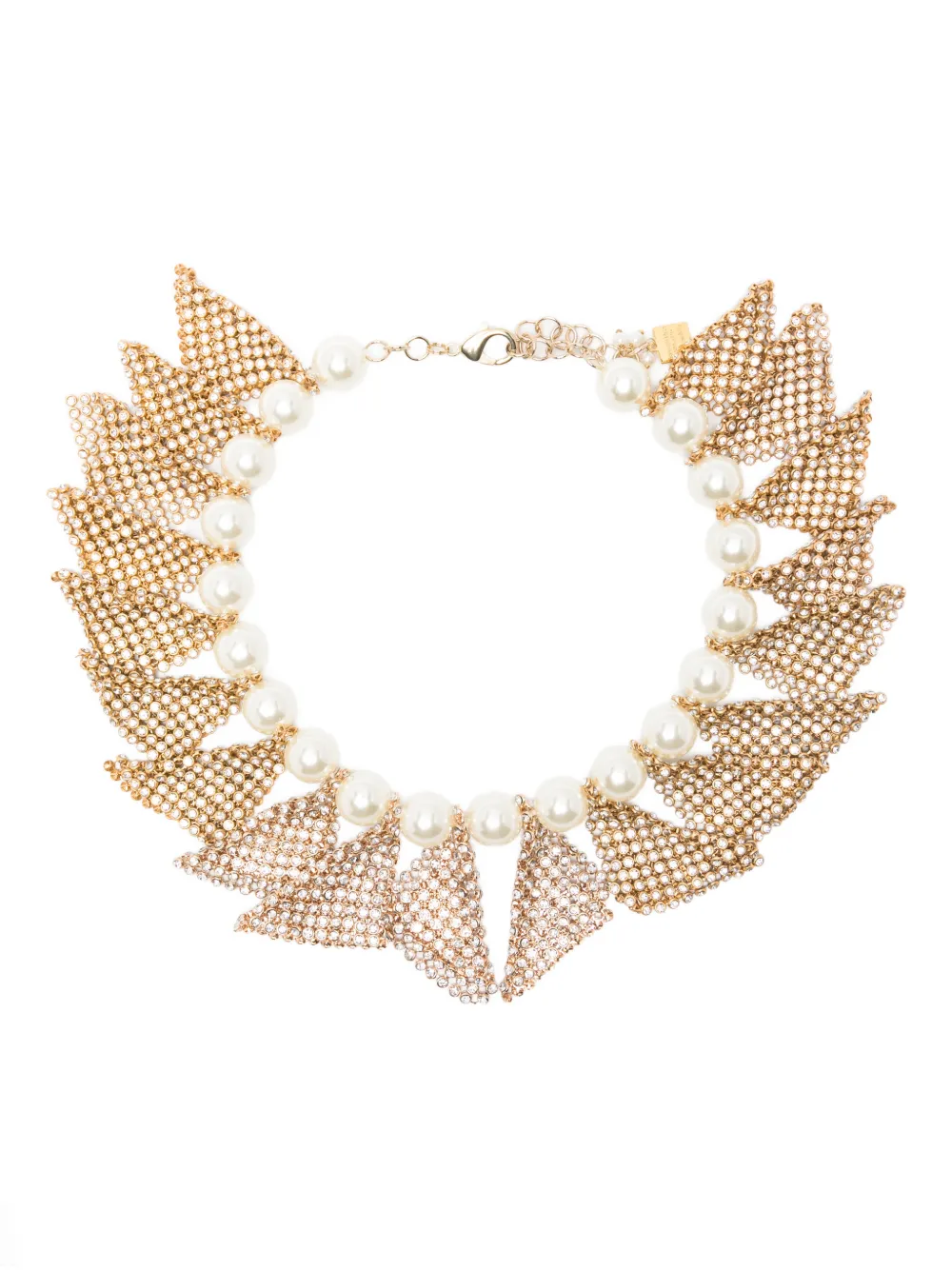 Rosantica Frizz embellished necklace - Oro