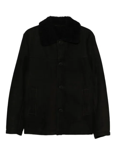 Salvatore Santoro shearling-collar coat