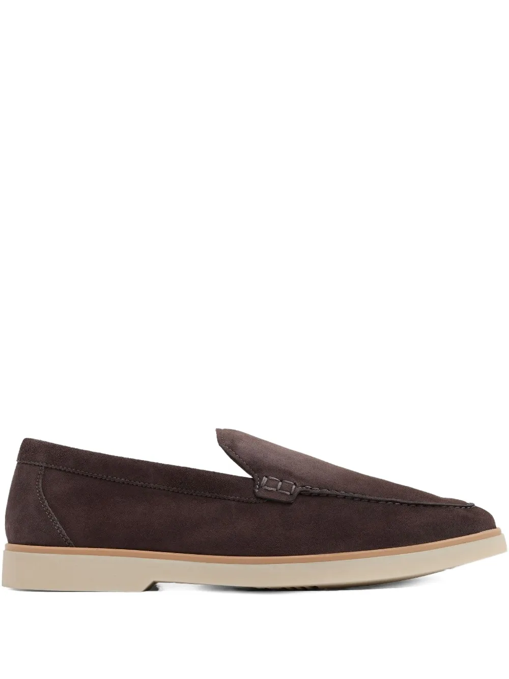 Magnanni Beignet suede loafers Brown