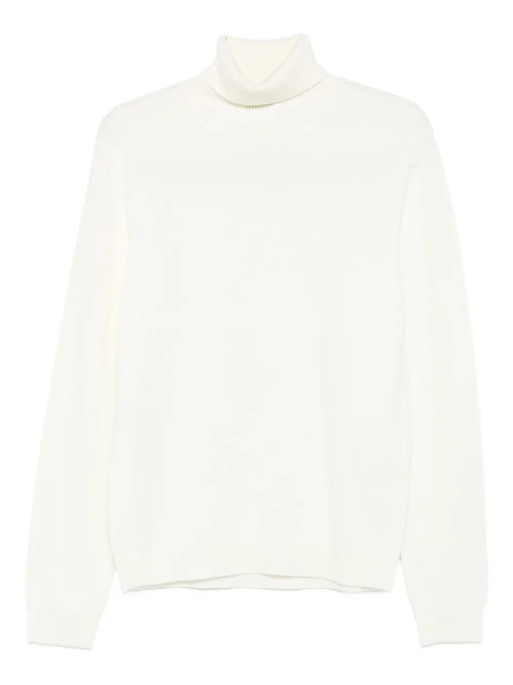 Roberto Collina turtleneck merino wool sweater Beige