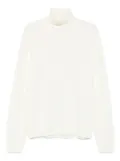 Roberto Collina turtleneck merino wool sweater - Neutrals