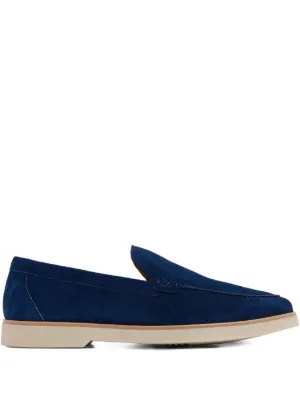 Baldinini Dark Blue Suede Silver Buckle Men’s Loafer US Size 11 Italy 19715535_45341636_1000.jpg main image 4